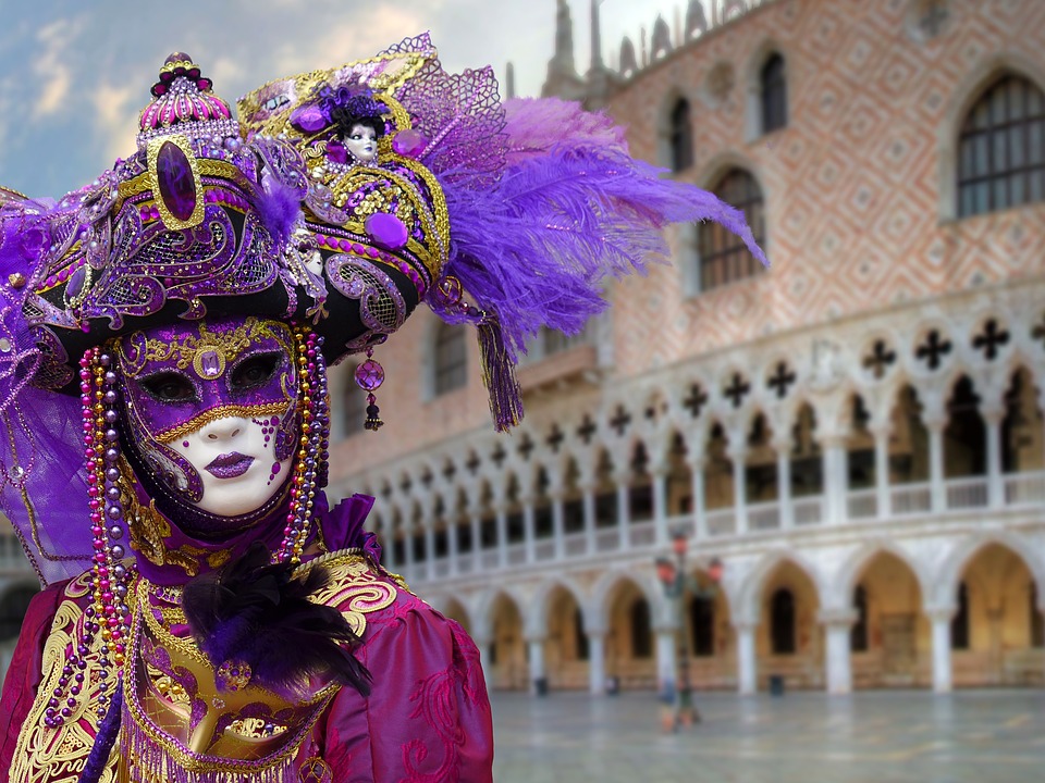 Karneval Benátky masky